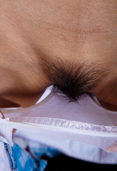 Inco in Hairy shoolgirl Inco takes out the big toys from We Are Hairy