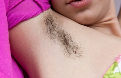 Annie Engeltie in Annie Engeltie shows off her hairy pussy from We Are Hairy