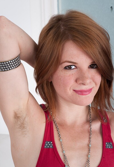 Zia in See sexy hairy redhead Zia pose fiery hot from We Are Hairy