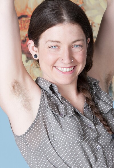 Mahonia in Mahonia strips to lingerie and shows hairy pussy from We Are Hairy