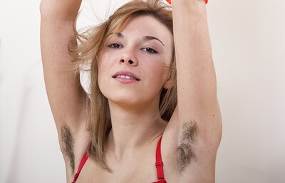 Alisia in Alisia strips naked and shows her beautiful body from We Are Hairy