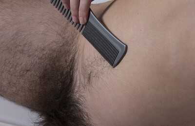 Harley in Sexy bath time with very hairy Harley from We Are Hairy