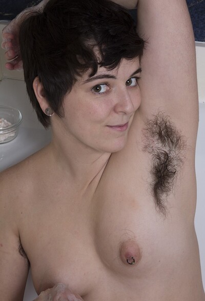 Harley in Sexy bath time with very hairy Harley from We Are Hairy