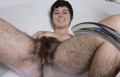 Harley in Sexy bath time with very hairy Harley from We Are Hairy