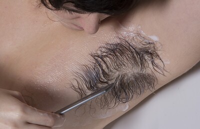Harley in Sexy bath time with very hairy Harley from We Are Hairy