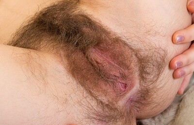Gretta in Cold outside, burning inside with hairy Gretta from We Are Hairy