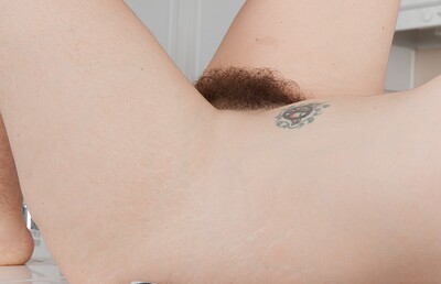 Simone Delilah in Stripping in the kitchen makes Simone horny from We Are Hairy
