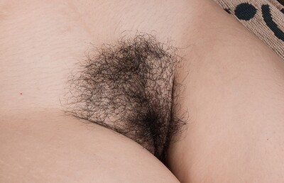 Stacie Rose in Stacie Rose masturbates on her armchair with a toy from We Are Hairy