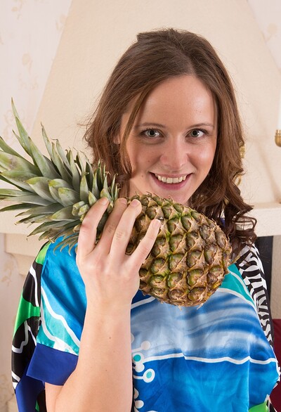 Shein in Shein undresses from tropical dress to masturbate from We Are Hairy