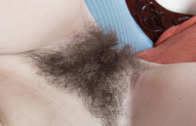 Fioryna in Fioryna strips naked from red dress from We Are Hairy