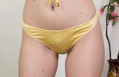 Viola R in A beautiful and sexy striptease by Viola R from We Are Hairy