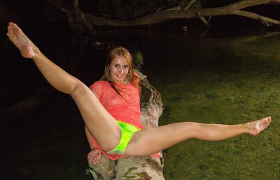 Alya Shon in Sexy water stripping with the erotic Alya Shon from We Are Hairy