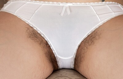 Jessi Green in Jessi Green shows off sexy body on chair from We Are Hairy