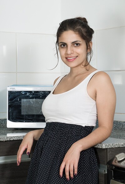 Anastasia Cherry in Anastasia Cherry enjoys stripping in kitchen from We Are Hairy