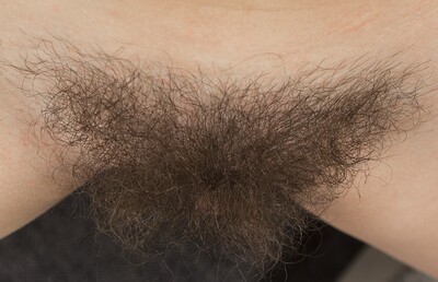 Anissa in Anissa shows off her petite body and strips naked from We Are Hairy