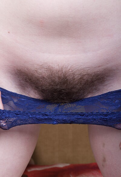 Laura Antonitta in Laura Antonitta strips naked on her sofa today from We Are Hairy