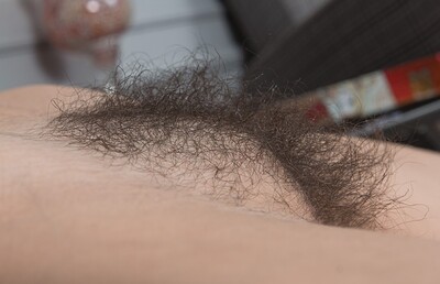 Pavla in We Are Hairy set Pavla finishes a puzzle and strips naked afterward