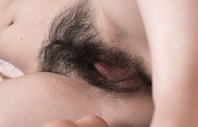 Ornella in Ornella strips and masturbates on her commode from We Are Hairy