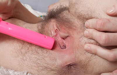 Shivali in Shivali masturbates in bed with her toy from We Are Hairy