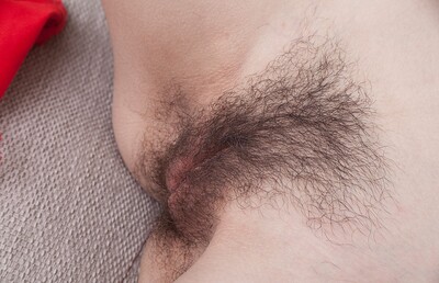 Lolita in Lolita strips and masturbates after stargazing from We Are Hairy