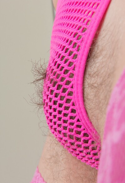 Ira in All in pink we see Ira strip naked and masturbate from We Are Hairy