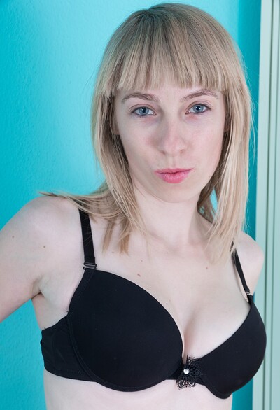 Natinella in Natinella models her black tights and sexy body from We Are Hairy