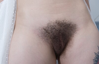 Sue in Sue undresses and takes a very wet shower from We Are Hairy