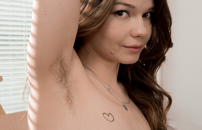 Miranda in Miranda finishes painting and masturbates from We Are Hairy
