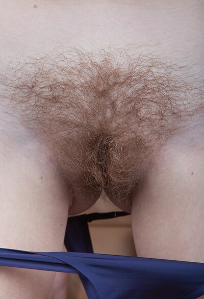 Ogil Basted in Ogil Basted strips after having a glass of wine from We Are Hairy