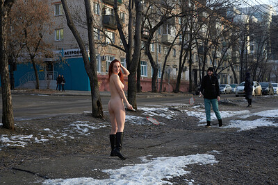 Nika in Winter Sports from Nude In Russia