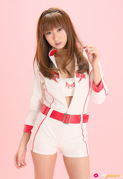 Yuka Tachibana in Racer Girl from All Gravure