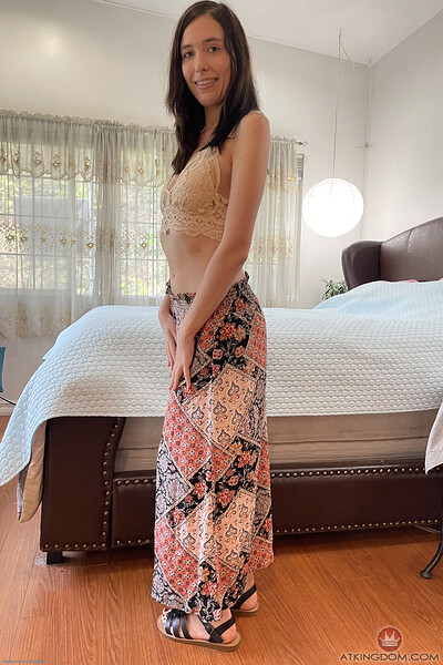 Valentina Jade in BTS Spreading from ATK Petites