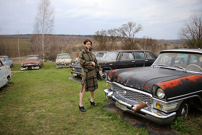 Atisha in Junkyard Beauty from Nude In Russia