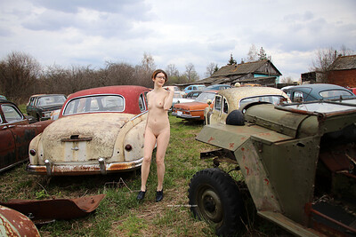 Atisha in Junkyard Beauty from Nude In Russia