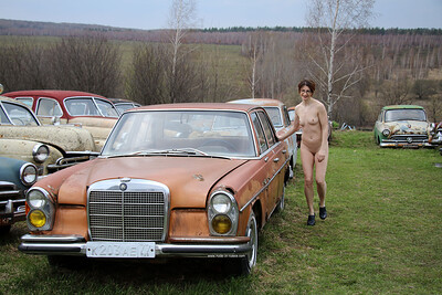Atisha in Junkyard Beauty from Nude In Russia