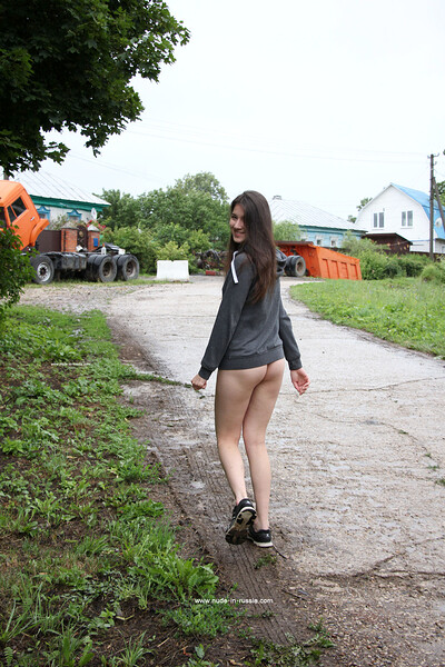 Katja P in Little Trucker Girl from Nude In Russia