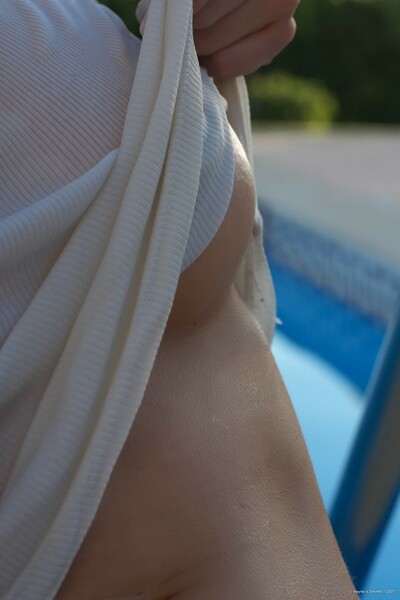 Hayley Marie Coppin in At The Pool from Hayleys Secrets
