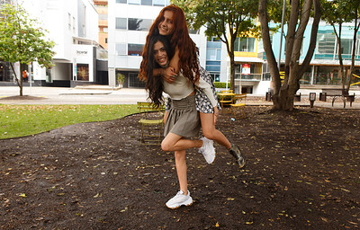 Rosa Calderon and Zaheera Juni in Three Girls One Camera from Zishy