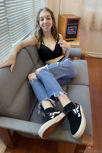 Breezy Bri in Sexy BTS stripping from ATK Petites