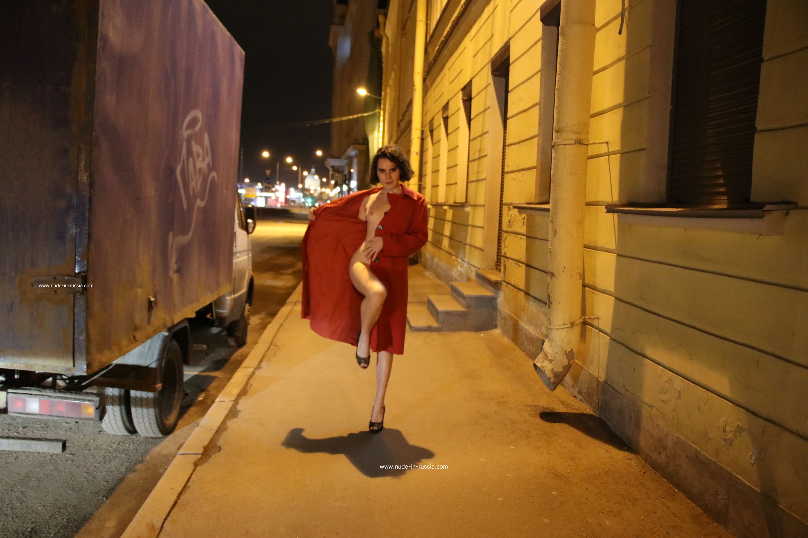 Diana T in Nude In Russia set St Petersburg