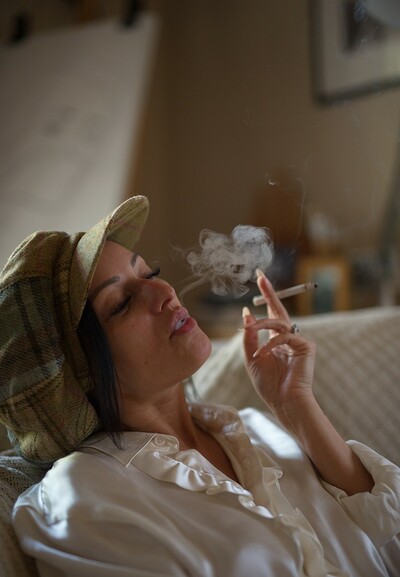 Cassie Clarke in Just Smoking from Breathtakers