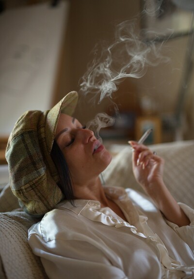 Cassie Clarke in Just Smoking from Breathtakers
