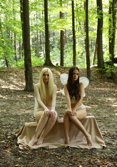 Suna and Tata in Forest Nymphs from Amour Angels