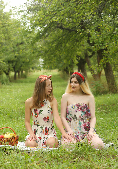 Amy and Suna in Join Picnic from Amour Angels