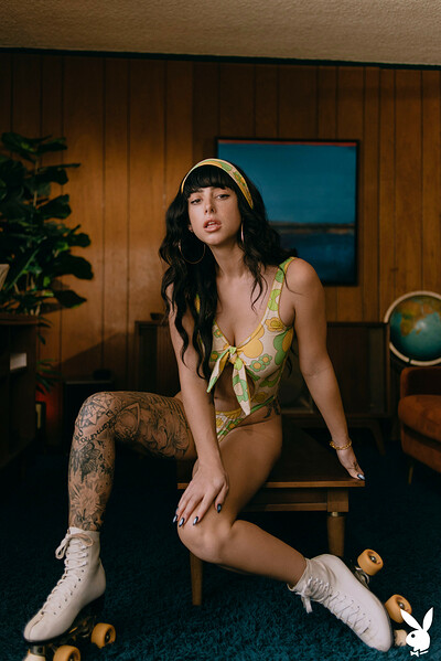 Reed in Retro Roller from Playboy