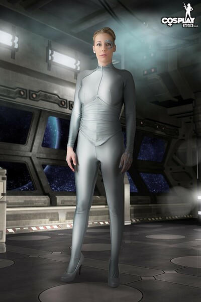 Sandy Bell in Seven of Nine from Star Trek Voyager from Cosplay Erotica