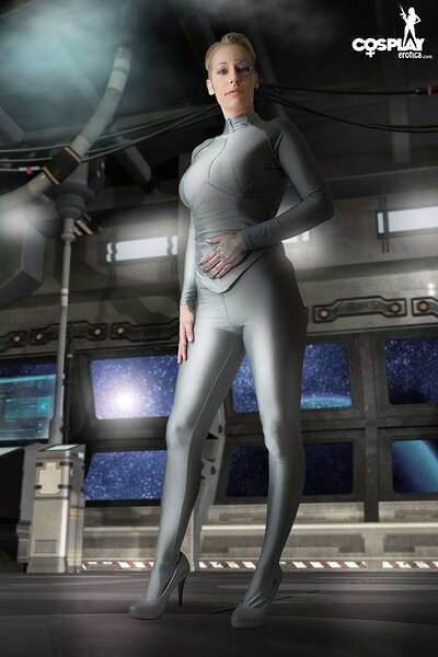 Sandy Bell in Seven of Nine from Star Trek Voyager from Cosplay Erotica