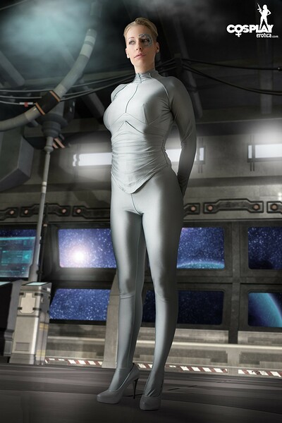 Sandy Bell in Seven of Nine from Star Trek Voyager from Cosplay Erotica