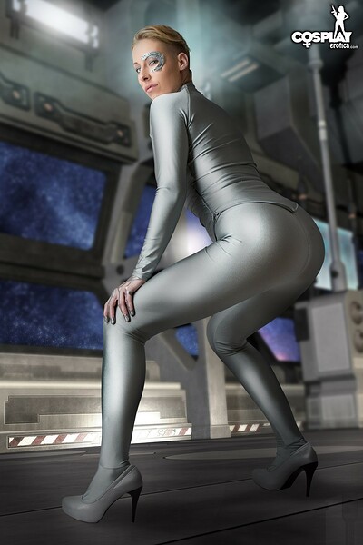 Sandy Bell in Seven of Nine from Star Trek Voyager from Cosplay Erotica