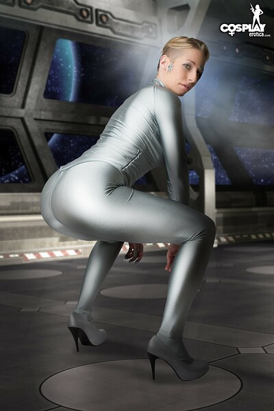 Sandy Bell in Seven of Nine from Star Trek Voyager from Cosplay Erotica